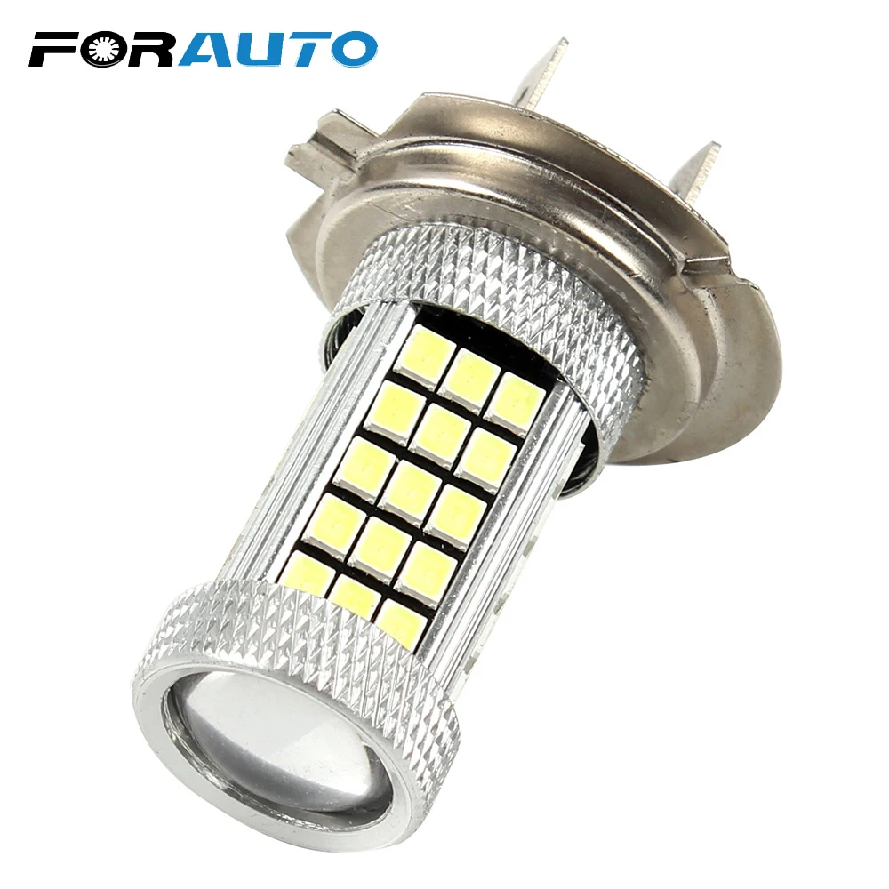 

FORAUTO Day Time Running Light DC 12V Car Light High Power H7 63-LED LED Fog Lamps Light Source Super Bright Car Styling