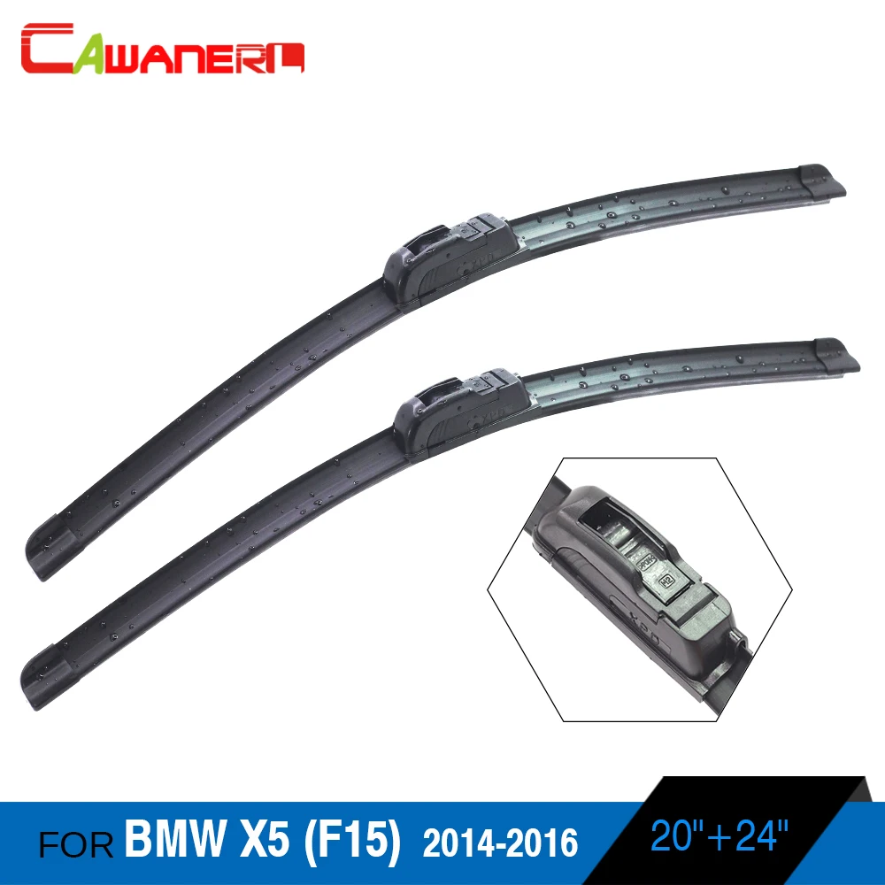 Cawanerl Automotive Soft Rubber Wiper Blade Car Front Window Windshield