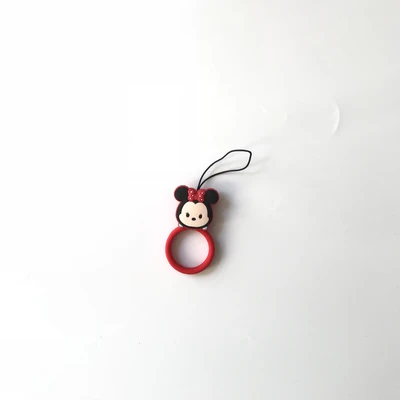 Kawaii Minnie Phone Chain Ringke ремешок силиконовый ремешок-держатель для сотового телефона ручные шнурки на запястье ремешок для ключей - Цвет: 7