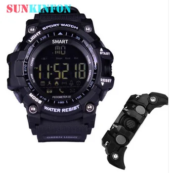 

2017 Waterproof Sports Smart Watch Wristwatch SEX16 SmartWatch with Pedometer Distance Counter Wearable Device for Smartphones