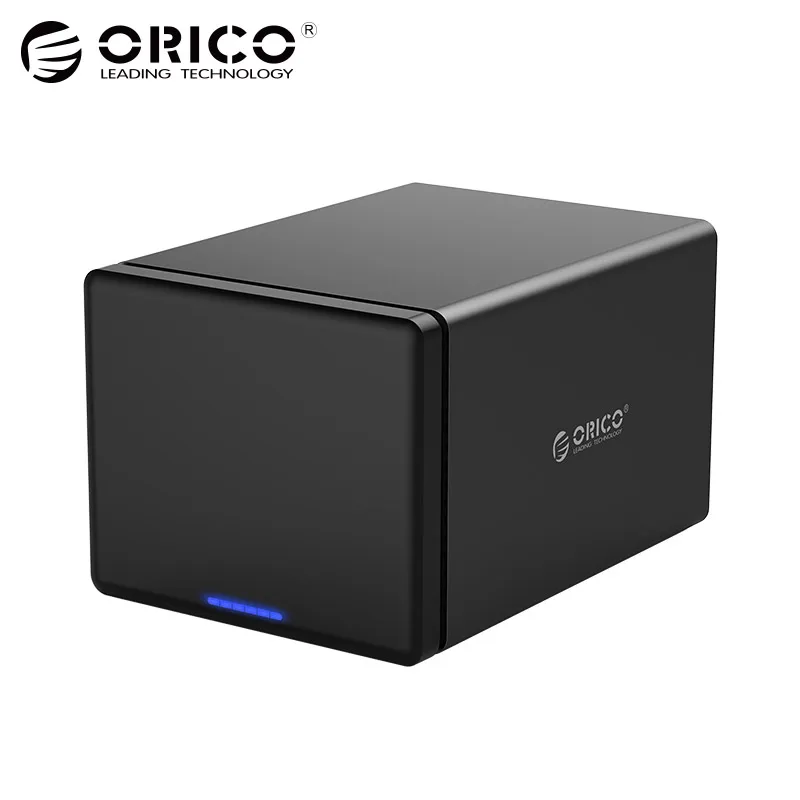 

ORICO Tool Free Type-C to SATA 5-Bay USB 3.1 5Gbps Hard Drive Docking Station with 12V 6.5A Power Adapter Support UASP HDD Case