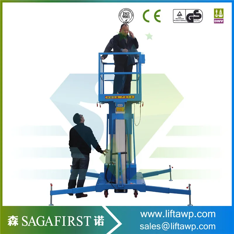 

2018 China Good Quality Single Mast Alu minum Lift Table for Hot Sales Cheaper Price