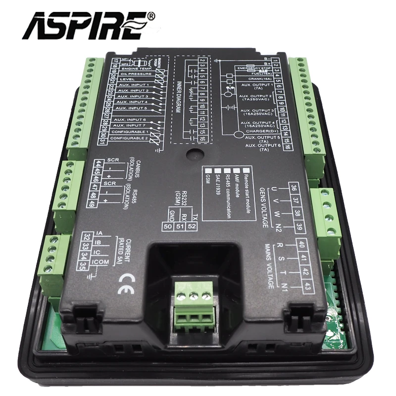HGM7210 SmartGen Генератор контроллер дизель двигатели автоматический пусковой модуль