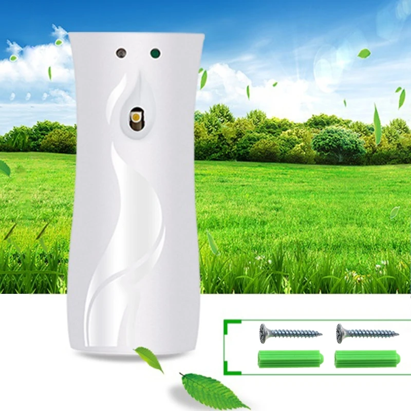 

ABS plastic Automatic Perfume Dispenser Air Freshener Aerosol Fragrance Sprayer Wall-Mounted forHome/Hotel