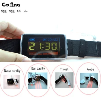 

650nm low level laser therapy machine laser blood irradiation wrist watch laser therapy device