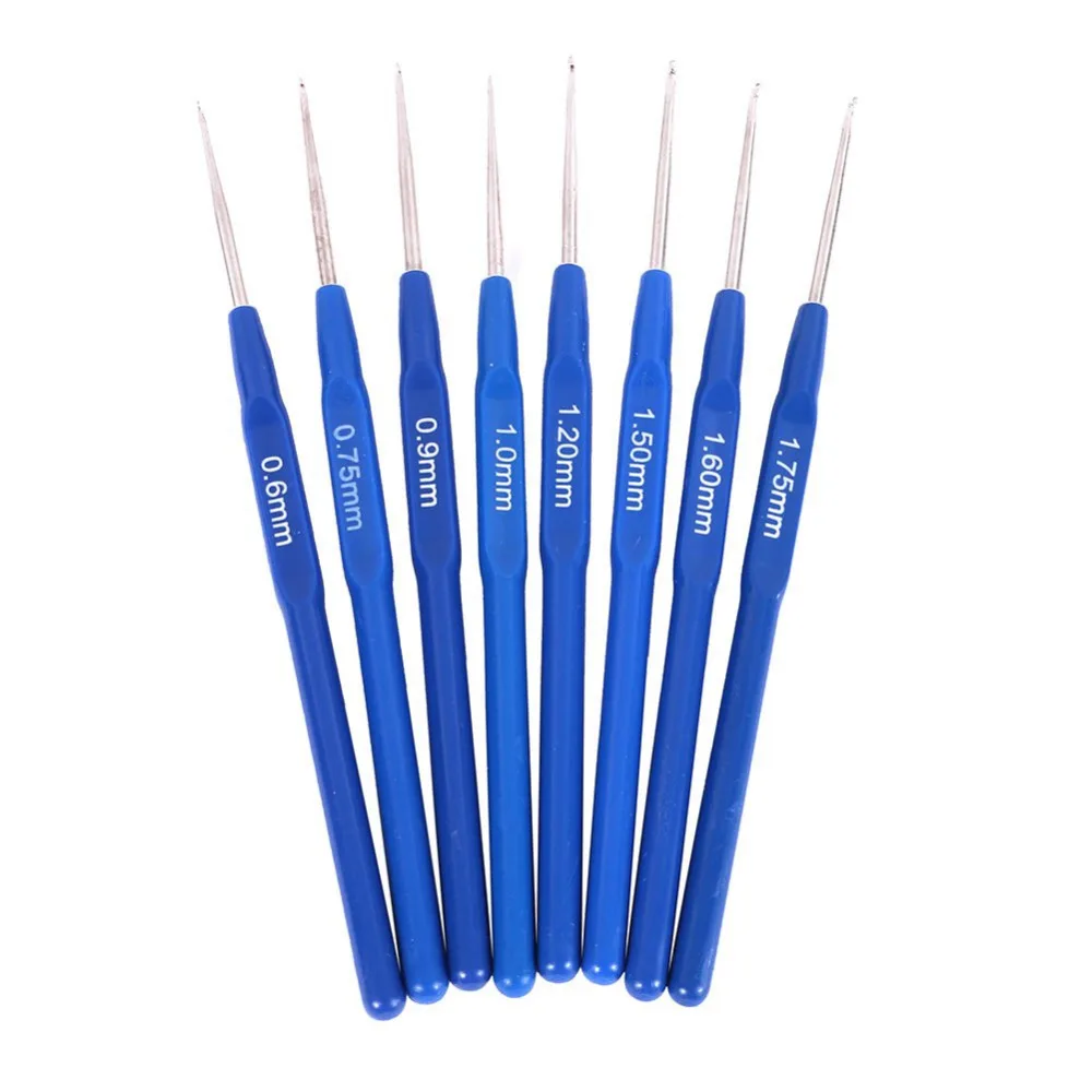 

Hot Pratical ABS Plastic DIY Crafts Magic Embroidery Pen Set DIY 8 Interchangeable Punch Needle Sewing Accessories