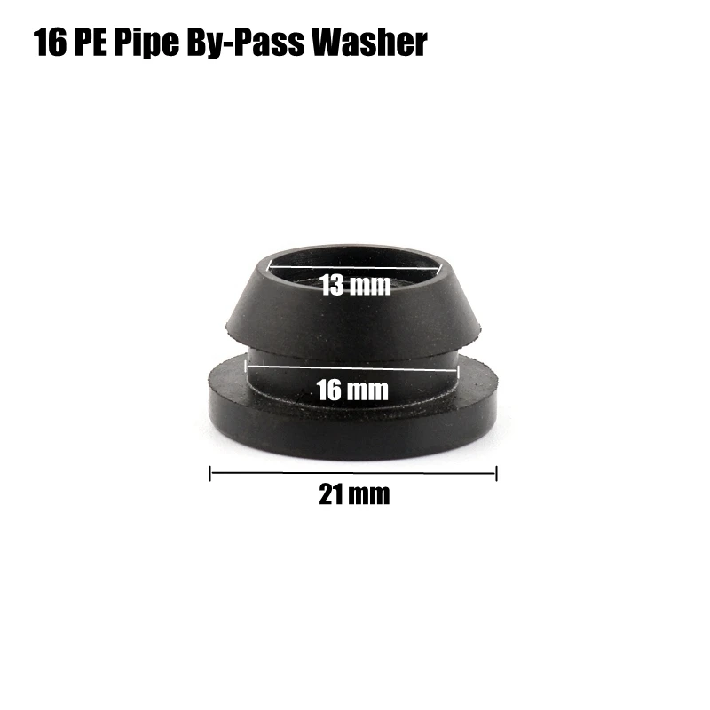 10pcs 16mm PE Pipe Connectors Garden Water Micro Drip Irrigation Pipe Hose Connector Watering System Joints Tee Elbow Plug drip system kit