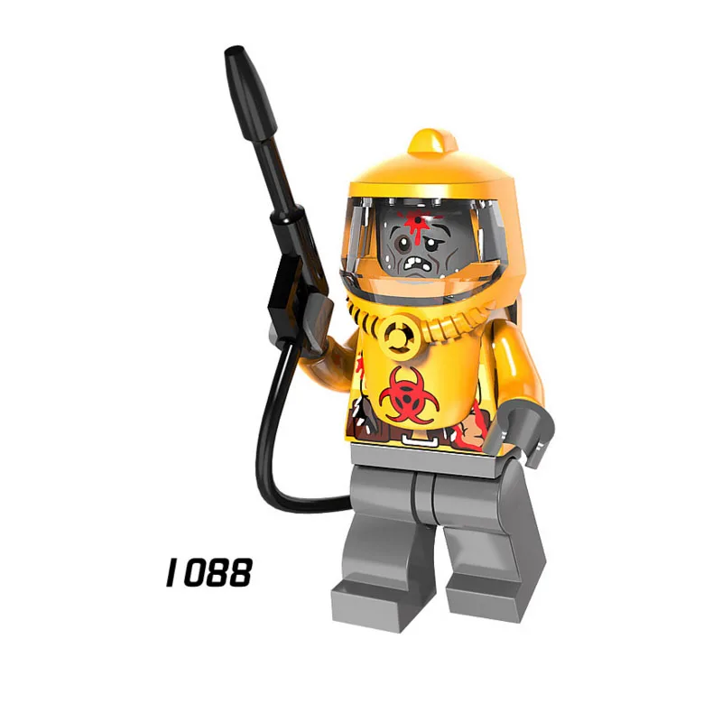 

Single Sale Super Heroes Star Wars 1088 Defensive Team zombie Building Blocks Figure Bricks Toys gifts Compatible Legoed Ninjaed