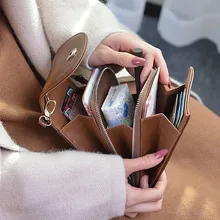 Новинка, винтажная Длинная женская сумка-мессенджер на ремне, сумка с отделением для карт, женская сумка с карманом для мобильного телефона, дамская сумочка