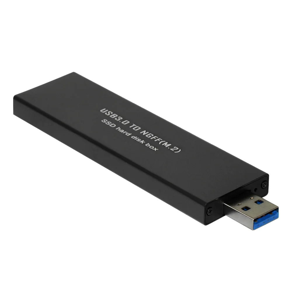 SSD случае USB 3,0 на SATA основе 2280 M.2 NGFF SSD Портативный корпус со встроенным ASM1153E контроллер и разъем USB