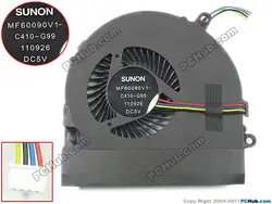 SUNON MF60090V1-C470-S99 DC 5 В в 0.20A сервер вентилятор