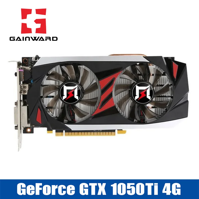 Бесплатная доставка Gainward gtx 1050 ti Графика карты 4 Гб 75 Вт графика курица игра 1354/7008