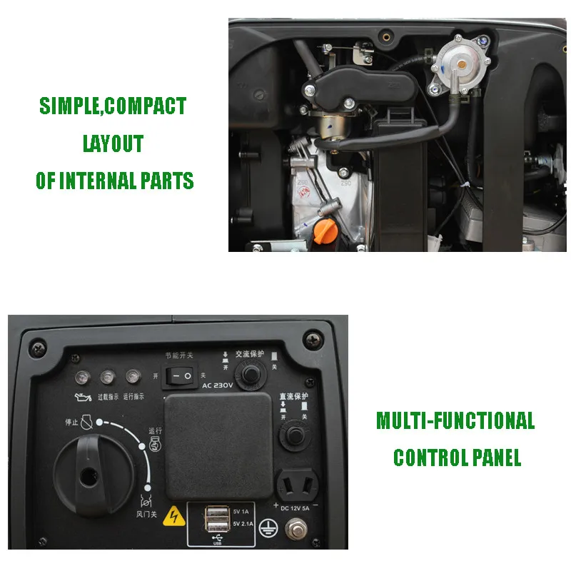 1000W 220V AC New Model Lightest Inverter Generator,Portable generator for Camping,Outdoor generator for Picnic,SL 1000is