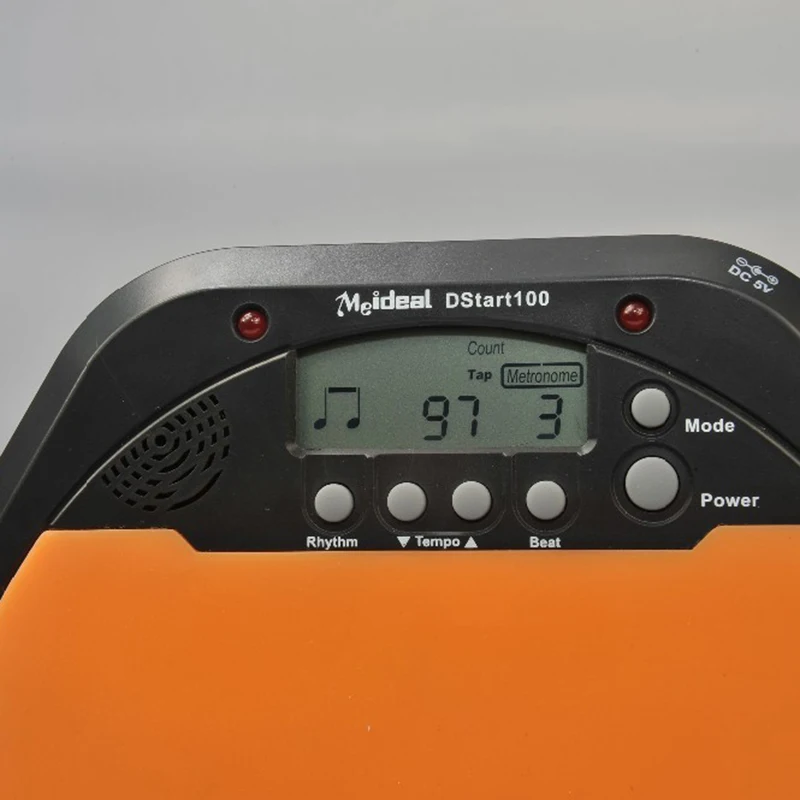 Abld-meideal Новые портативные DS100 барабаны электронный барабан Обучение Pad барабан Репетитор-черный+ оранжевый