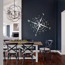 YOYOYU компасы виниловые наклейки на стену детская комната съемная наклейка для гостиной украшения спальни художественный плакат ZX357