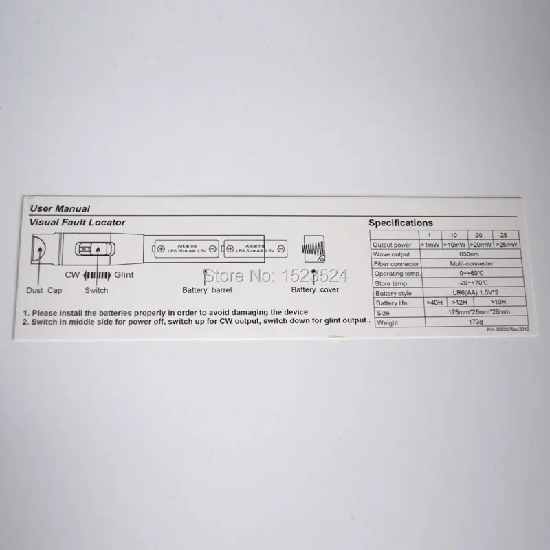 TL510C-50~+ 26dB FC SC разъем мини оптический Мощность метр с TL532 прибор для визуального определения повреждения кабель локатора тестер 1 мВт