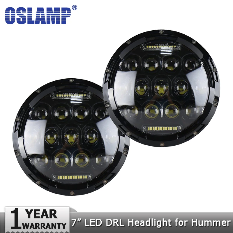 Oslamp 7 дюймов 75 Вт H4 H13 Hi lo светодиодный светильник для головы вождения головной s