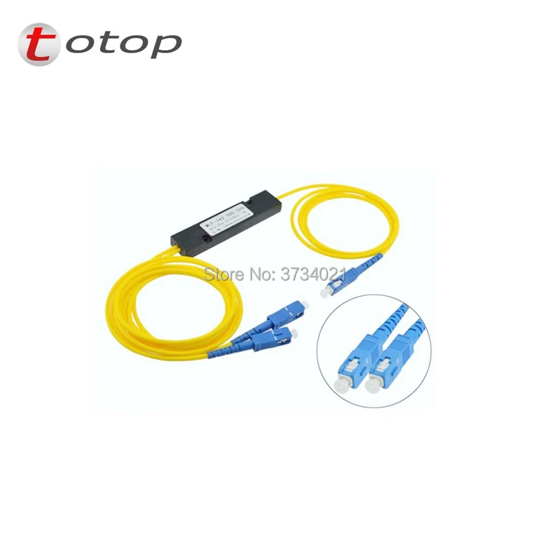 SC UPC MINI PLC 1X2 Single mode LC fiber optic splitter 1x2 SC UPC plc ...