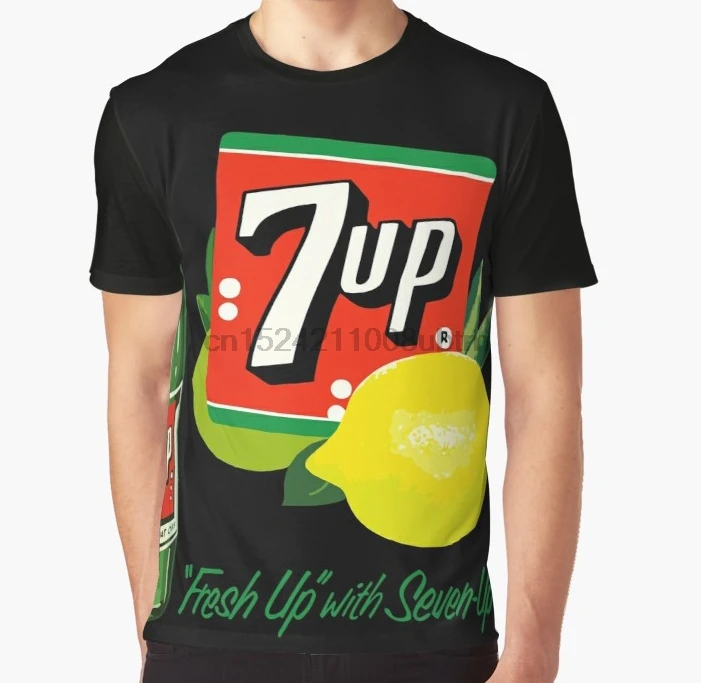 

All Over Print 3D Women T Shirt Men Funny tshirt 7UP Graphic T-Shirt