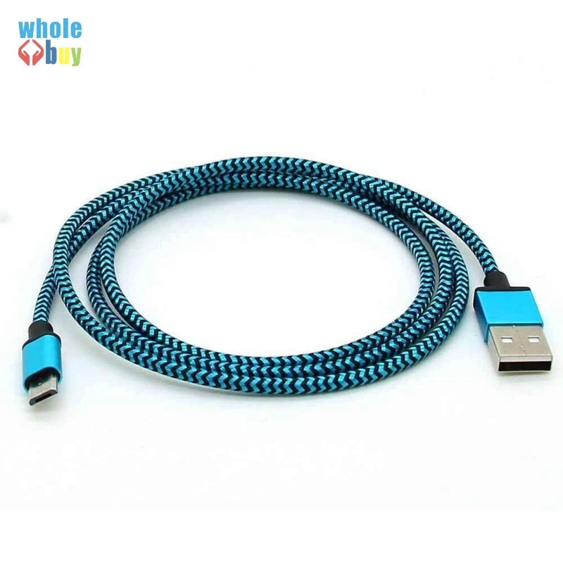 50 шт./лот 1м 3FT 2 м 6FT 3M 10FT алюминиевый Тип ткани C Micro 5pin 8pin USB кабель для передачи данных и Зарядное устройство кабель для Samsung; Huawei Iphone X