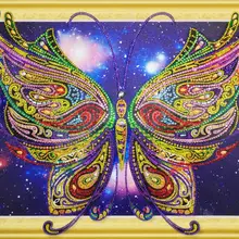 Украшение для дома, алмазная живопись, сделай сам, гетероморфная бабочка, декоративная живопись на заказ, 5D, бескаркасная смола, алмазная живопись