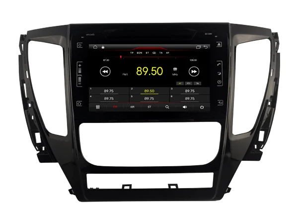 Flash Deal Android 8.1 quad core car dvd player media stereo car audio player wifi carplay gps tpms headunit for MITSUBISHI PAJERO 2017 5