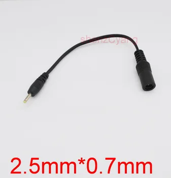 

2000pcs High quality All copper brand new DC cable power jack female 5.5mm x 2.1mm plug male 2.5mm x 0.7mm Cable plug adapter