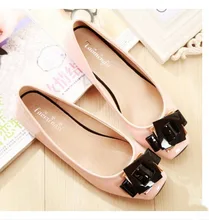 Spring and summer new Patent Leather fashion sweet flat shoes 33-43 big yards for women’s shoes