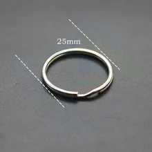 Брелок круглый кольца для брелков брелок диаметр 25 мм никель компас, брелок для ключей брелок разъем llaveros hombre chaviro