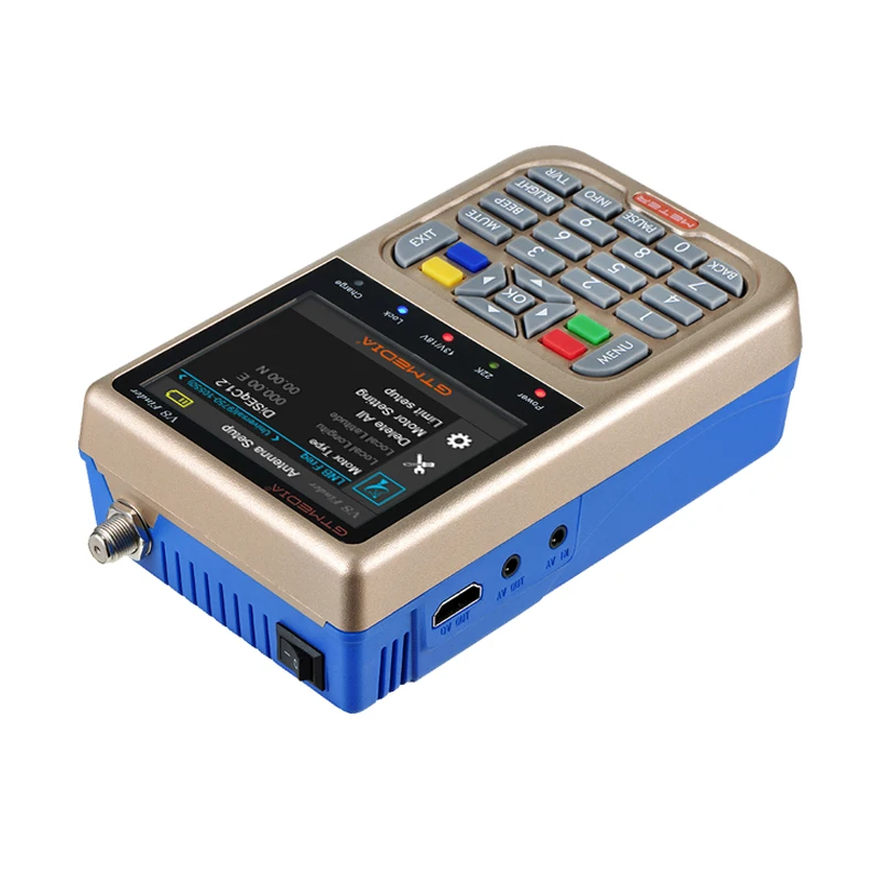 10 шт. GTmedia V8 Finder DVB S2 спутниковый измеритель поддержка 1080P HD лучше satlink ws 6950 6906 freesat