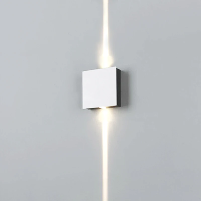 6W Square Wall Lamp Современный 3 Вт 6 Вт 9 Вт 12 Вт квадратный или круглый светодиодный настенный светильник Промышленный проект бра для внутреннего дома Спальня прикроватная лампа светильники - Цвет абажура: 6W Square Wall Lamp