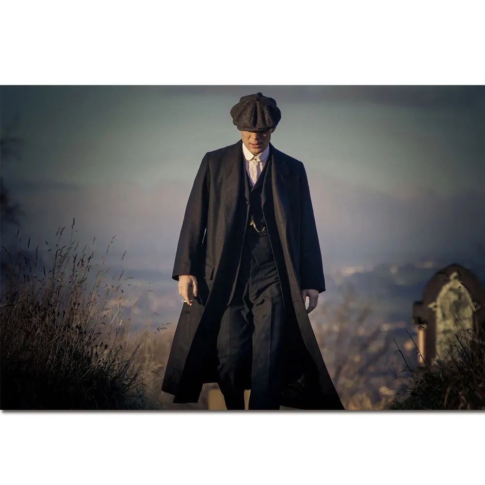 

Peaky Blinders TV Show Poster Art Silk Fabric Prints 32*48 inch Wall Decorative Picture Home Decor