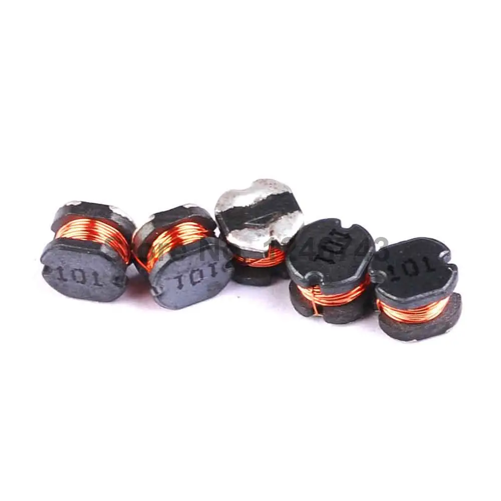 50 шт. индукторы питания SMD CD43 101 мкгн 4*4*3 мм|power inductor|smd power inductorinductor 100uh |