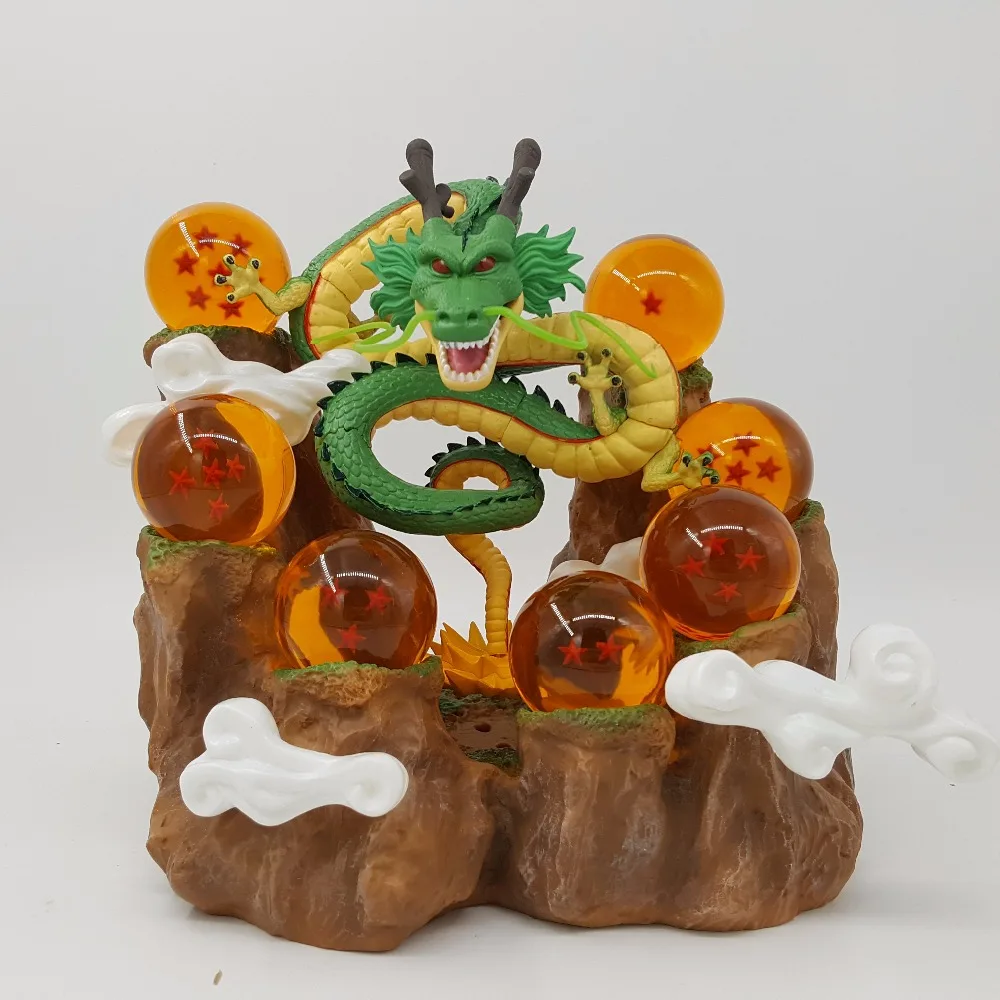Dragon Ball Z Shenron горный ПВХ фигурку аниме Хрустальные Шары модель игрушки DBZ дракон