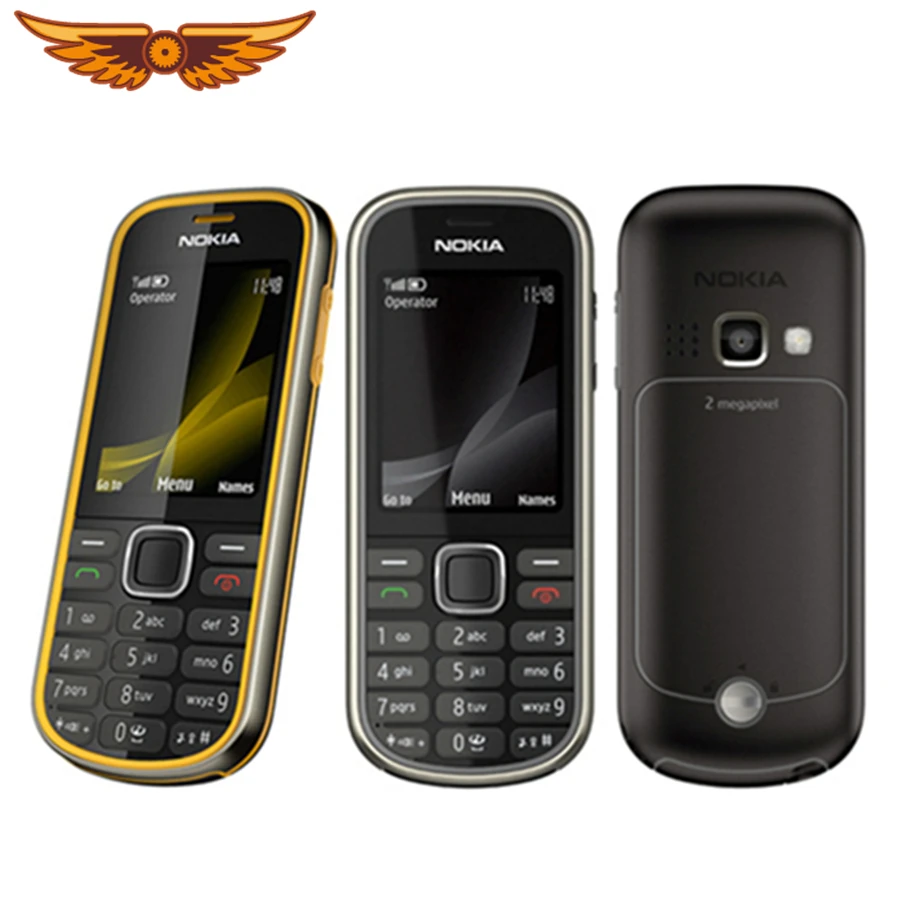 Оригинальный Nokia 3720 classic 2MP Camrea разблокированный мобильный телефон Поддержка