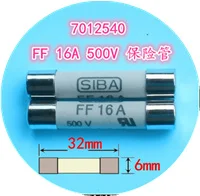 

Free Shipping 16A 500V 7012540 6.3x32mm 6*32 Multimeter Ceramic Fuse