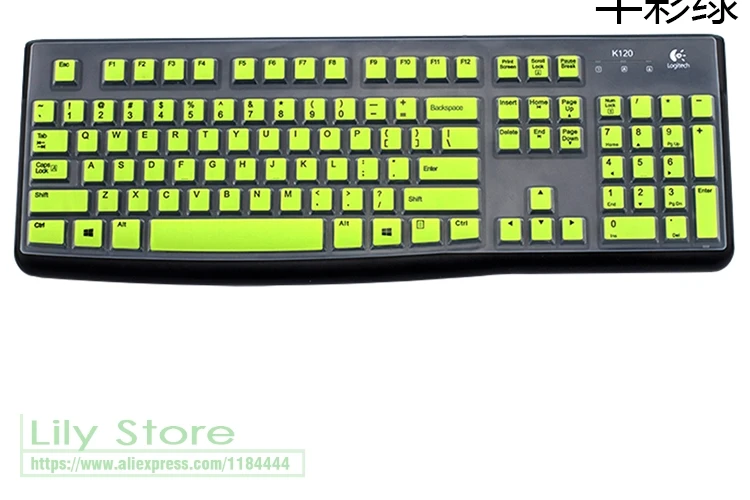 Keyboard Cover for Logitech MK 120 k120 MK120 Skin Silicone