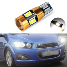 1x T10 светодиодный W5W samsung автомобильный габаритный фонарь лампы для Chevrolet Cruze Aveo Captiva Lacetti Sail Sonic Camaro