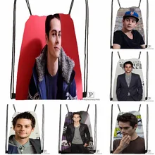 Изготовленная на заказ Дилан О 'бриен походная сумка на шнурке милый рюкзак для детей(черная спинка) 31x40 см#180531-04-71