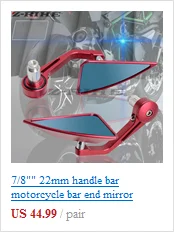 CNC Aluminum Side Mirrors Accessories Motorcycle Rearview Mirror For Honda CB300R CB650F NC700S/X/SA Hornet 900/CB900/919