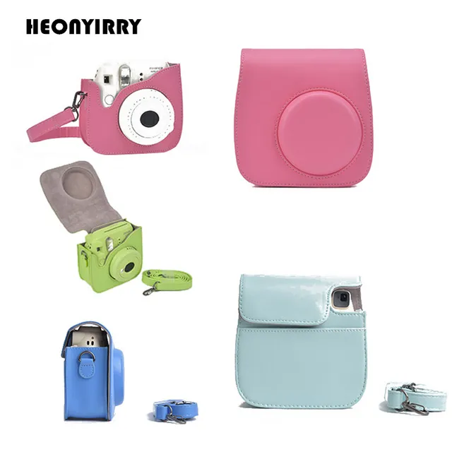 Best Offers PU Instant Camera Bag Case for Fujifilm Instax Mini 9 Mini 8 8+ Leather Camera Shoulder Strap Bag Protect Cases Pouch with Strap Best Offers PU Instant Camera Bag Case for Fujifilm Instax Mini 9 Mini 8 8+ Leather Camera Shoulder Strap Bag Protect Cases Pouch with Strap
