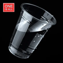 100 UNIDS Desechable vaso de plástico 200 ml 250 ml perla de leche té café tazas de bebida fría taza de agua transparente claro vaso de agua