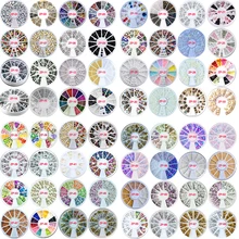 1 Box Nail Rhinestone 31 Designs False Nails Box Glitter Rhinestone 6cm Nail Strass Rhinestone Decoration For Tips Nail Art#ZP15 rhinestone