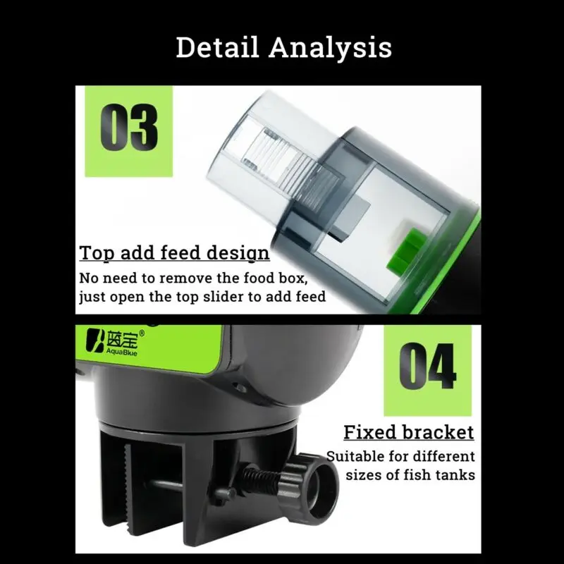 Аквариум Автоматическая наживка для рыбы питатель электрический пластиковый цифровой таймер корм для рыб питатель для домашних животных