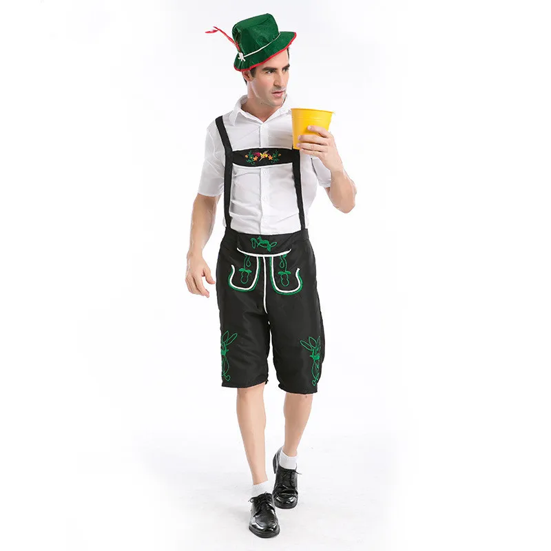 Man Oktoberfest Costume Bavarian Octoberfest German Festival Beer Cosplay Halloween Costumes