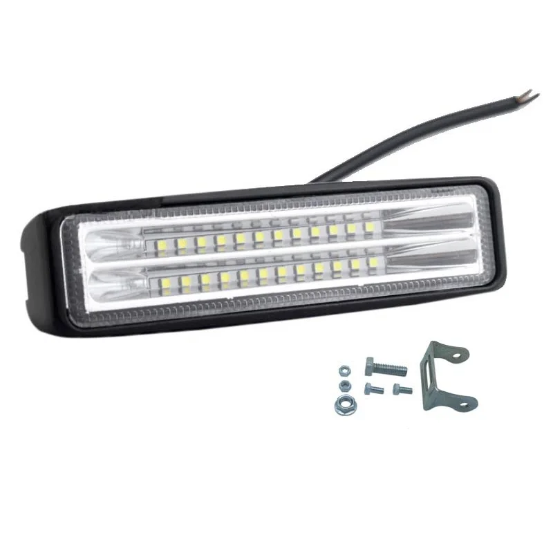 

Work Light Led Bar Offroad 12V 72W 6Inch Car Light for ATV SUV Tractor Motorcycle Boat Bus Fog Light Beam Dual Row Spotlight