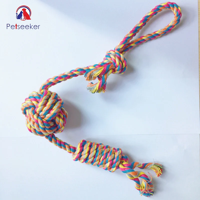 Buy Brand Durable Braided Cotton Rope Dogs Toys For