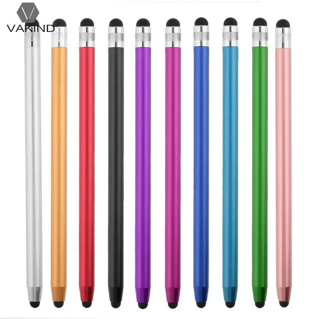 Cheap WK128 Round Dual Tips Tablet Pen Capacitive Stylus Pad Touch Screen Tools Drawing Pen Tablet PC Parts for iPhone/ipad Cheap WK128 Round Dual Tips Tablet Pen Capacitive Stylus Pad Touch Screen Tools Drawing Pen Tablet PC Parts for iPhone/ipad