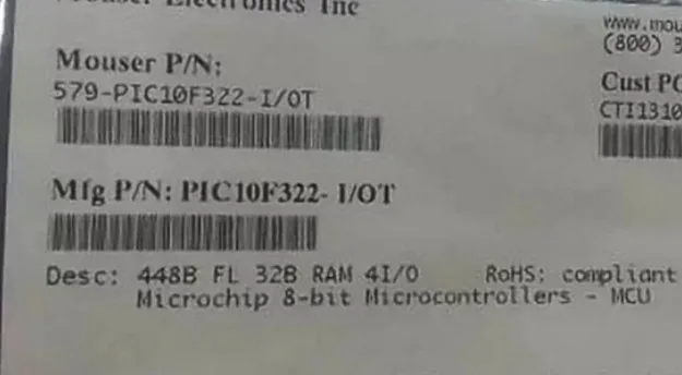 (100PCS) PIC10F322T-I/OT SOT23-6 original new | Электроника