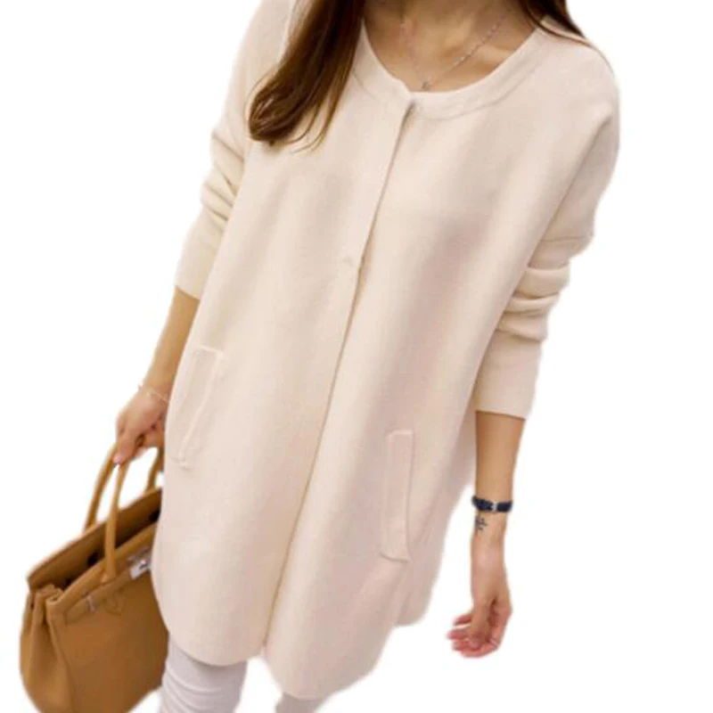 Long Cardigan Women Nice Autumn Winter Fashion Loose